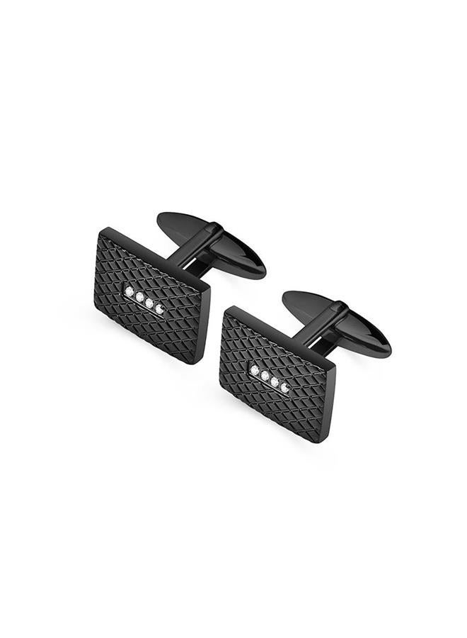 Riblor Renzo Cufflinks in Stainless Steel - Image 1